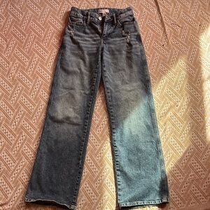 SO Women's Straight Leg Blue Jeans